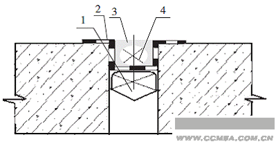 图2新的接缝防水密封节点示意图