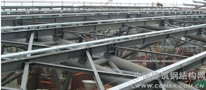 图9  钢结构主檩条施工实景