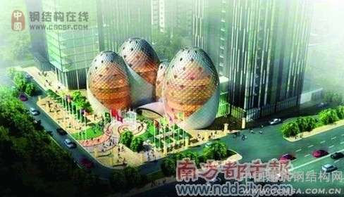 三个蛋形建筑